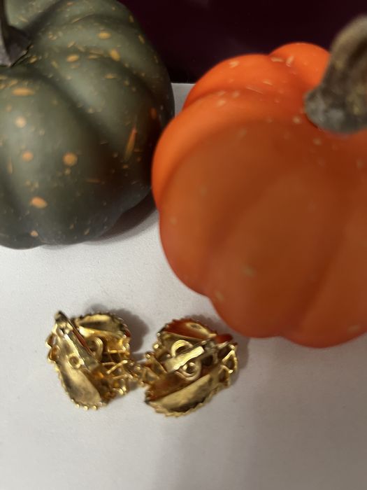 Trifari серьги клипсы