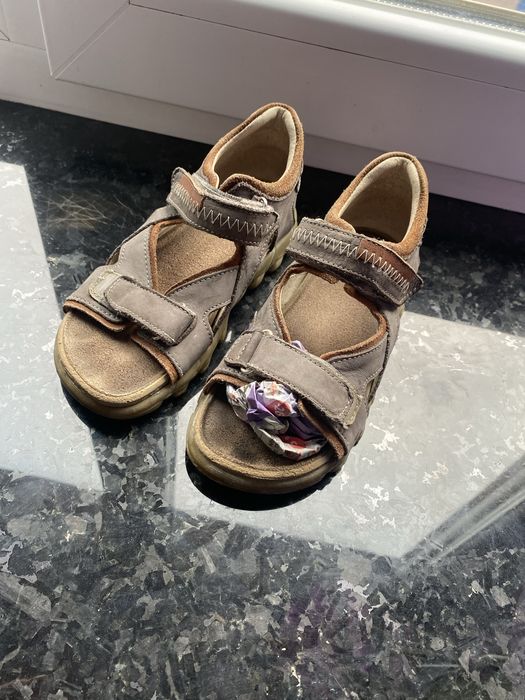 Кожані дитячі  боссоніжки