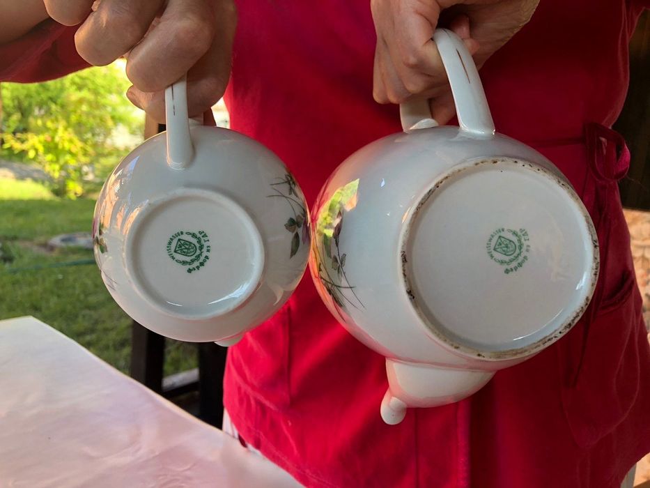 Порцеляновий столовий сервіз ГДР Weisswasser