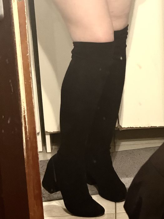 Wysokie buty na obcasie