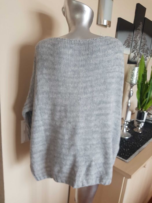 SWETER szary UNI ok L 40