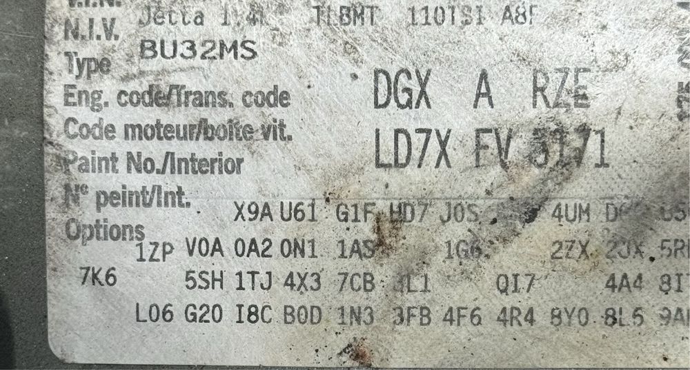 Крыло левое Volkswagen Jetta MK7 2018+