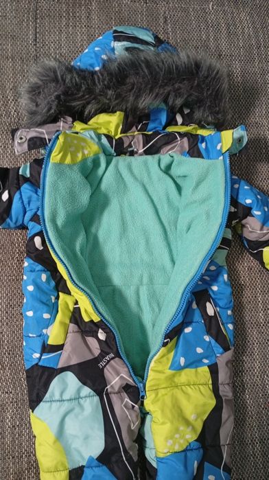 Теплий зимовий комбінезон з флісовою підкладкою Nika style. 98. До -20