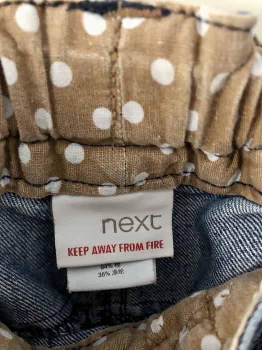 Spodenki jeansowe next 92