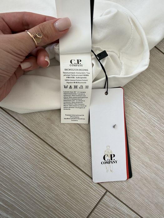 Футболка C.P. Company / футболка сп компані біла