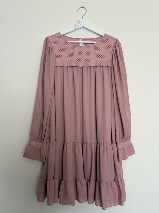 Vestido imperial rosa