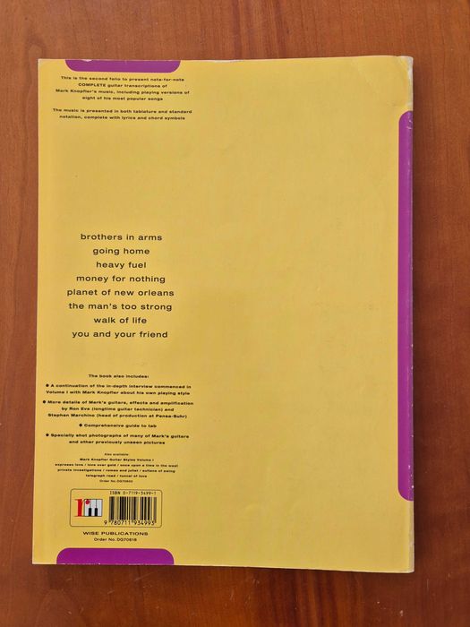 Mark Knopfler - Guitar Styles Volume 2 - Guitar Tablature Book