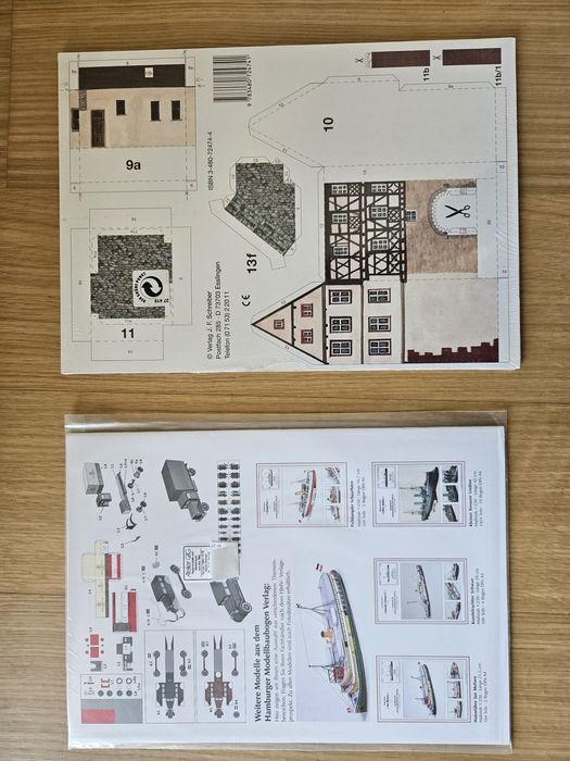 Kits Edifícios Históricos Hamburgo -Rothenburg