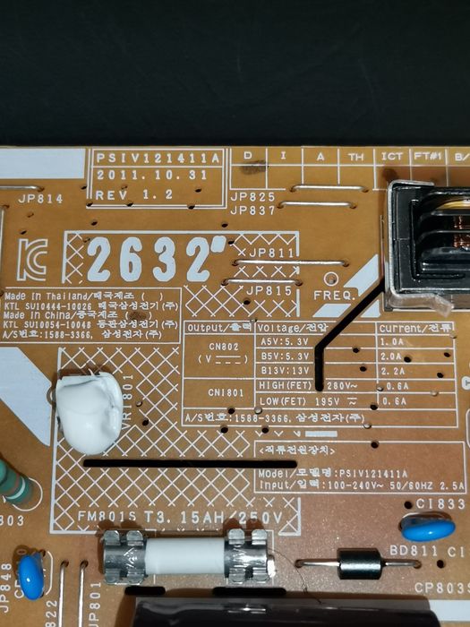 Fonte de alimentação samsung bn44- 0 0 4 3 8  I2632F1_BSM