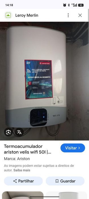 Termoacmolador Ariston wi fi para venda