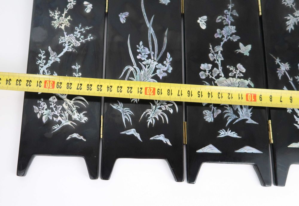 Biombo de mesa oriental lacado (Ref. 1)