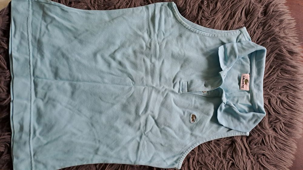 Koszulka polo Lacoste 38 m błękit
