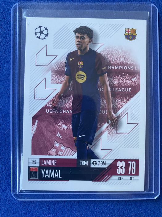 Carta Lamine Yamal 2023/24 Base Barcelona Match Attax Topps