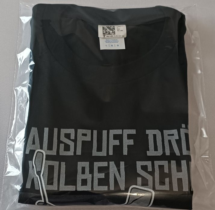 Okazja!! Koszulka Męska 100% Bawełniana z Nadrukiem r. L Nowa