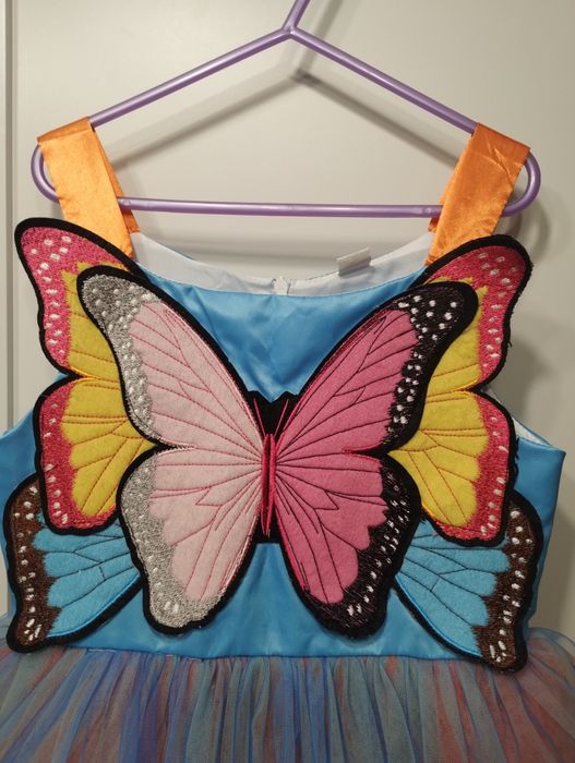 Motyl Wiosna  sukienka przebranie strój karnawałowy