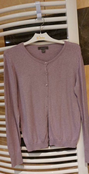Liliowy rozpinany sweterek Primark L