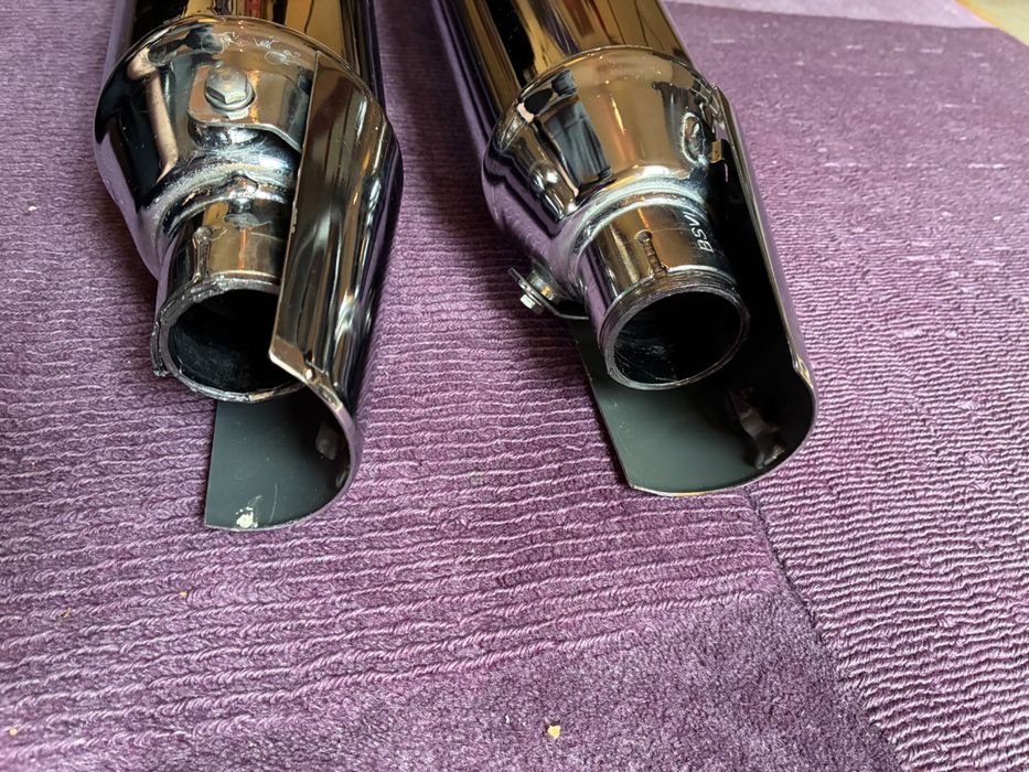 Oryginalne tłumiki Royal Enfield Continental GT 650 komplet OEM