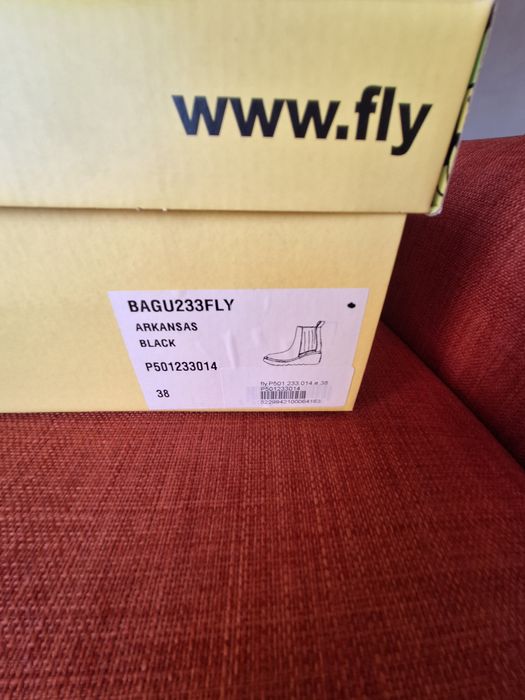 Fly London Boots/Ankle Boots, Model BAGU233FLY, Black, Size 3864552763235585122