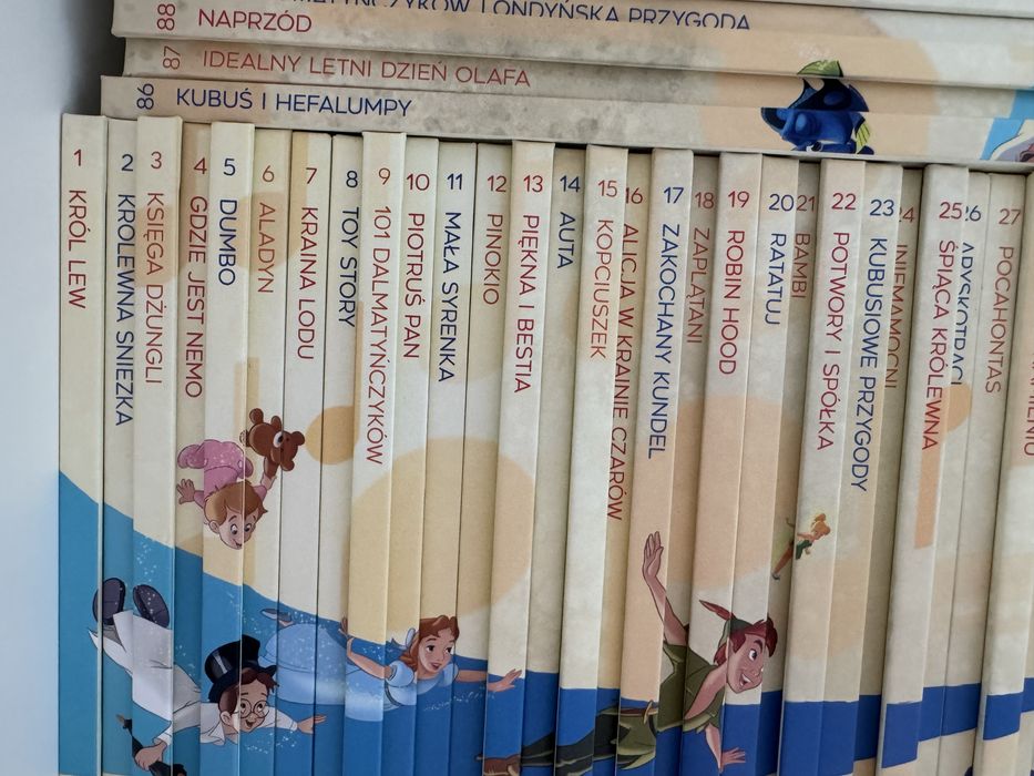 Audiobajki Disney 1-102 zestaw książek bez figurek