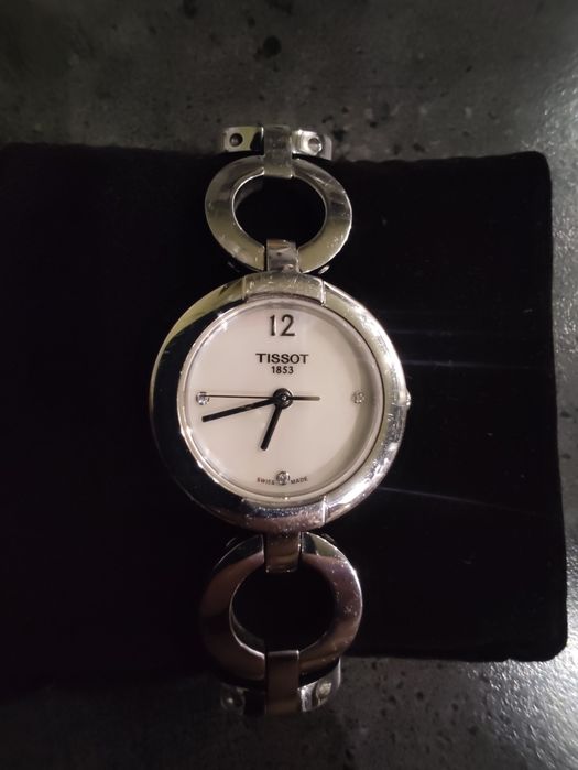 Tissot Pinky z brylantami zegarek damski