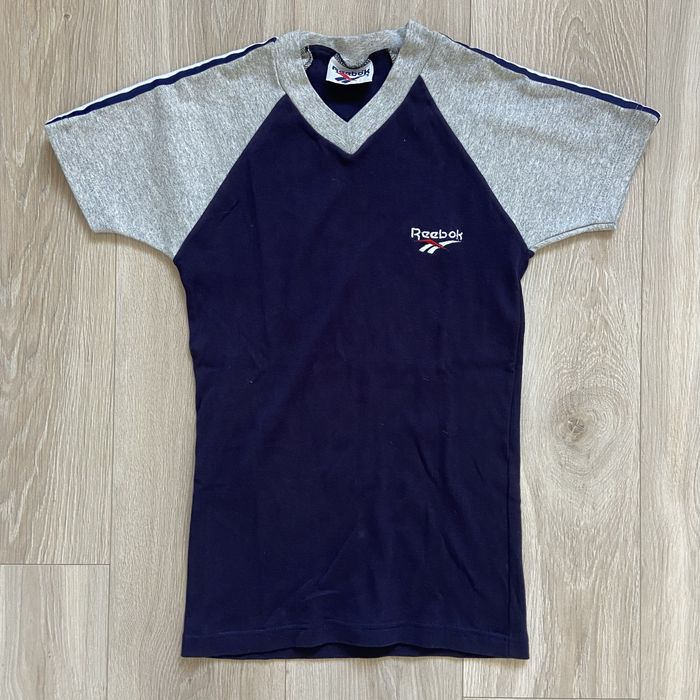 Bluzka Reebok sportowa bawełna damska krótki rękaw vintage y2k