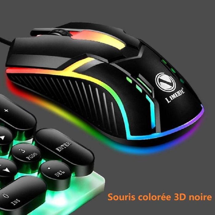Rato Gaming Ergonómico Luminoso 2000dpi usb com fio