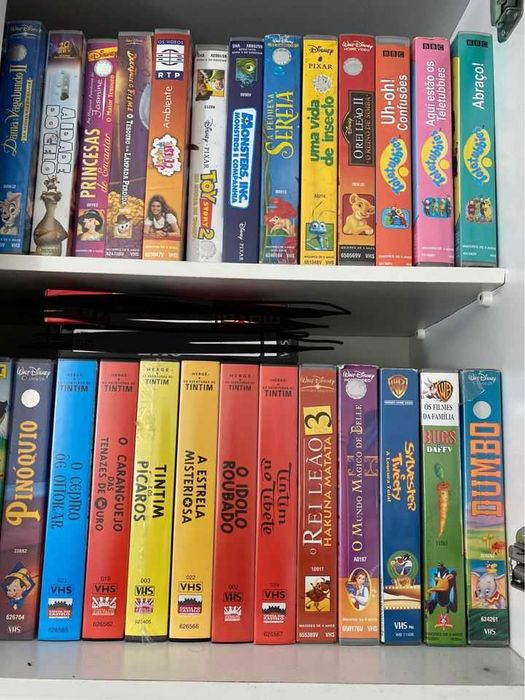 Cassetes filmes VHS
