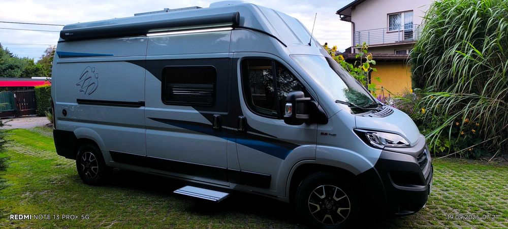 Kamper Fiat Ducato 2021 r 17500 km bezwypadkowy Polska