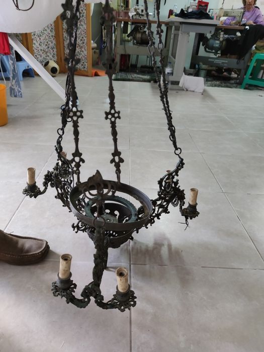 Candieiro antigo em ferro