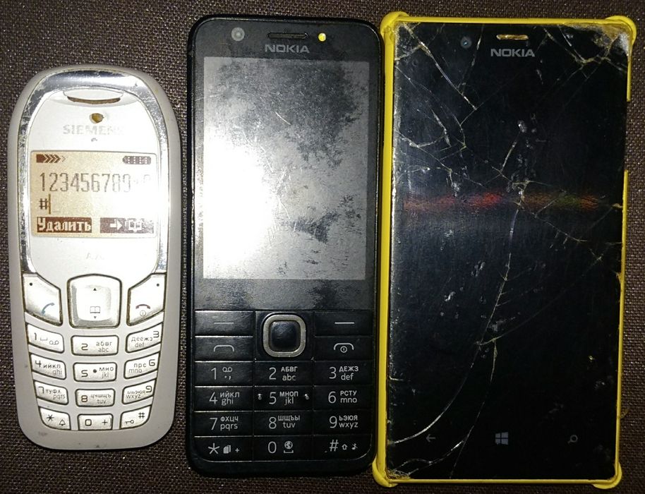 Кнопочные телефоны  Lenovo A328, ZTE, Siemens A52, A70, C55, No