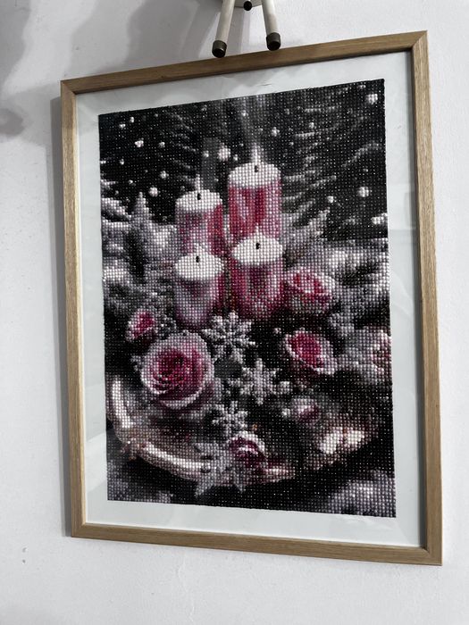 Obrazy z ramką haft diamentowy 30x40