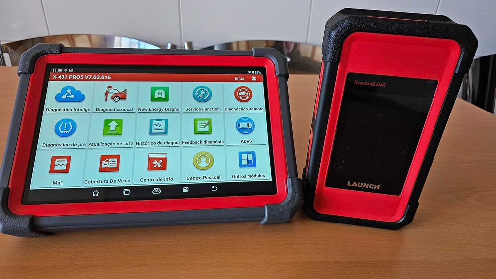 Máq. Diag. Auto Launch X431 PRO 5 - Nova verção Smartlink 2.0 VCI