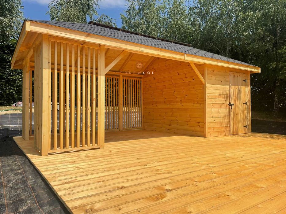 domek narzędziowy, altanka 2w1 , altanki, wiaty, altany, drewutnia.