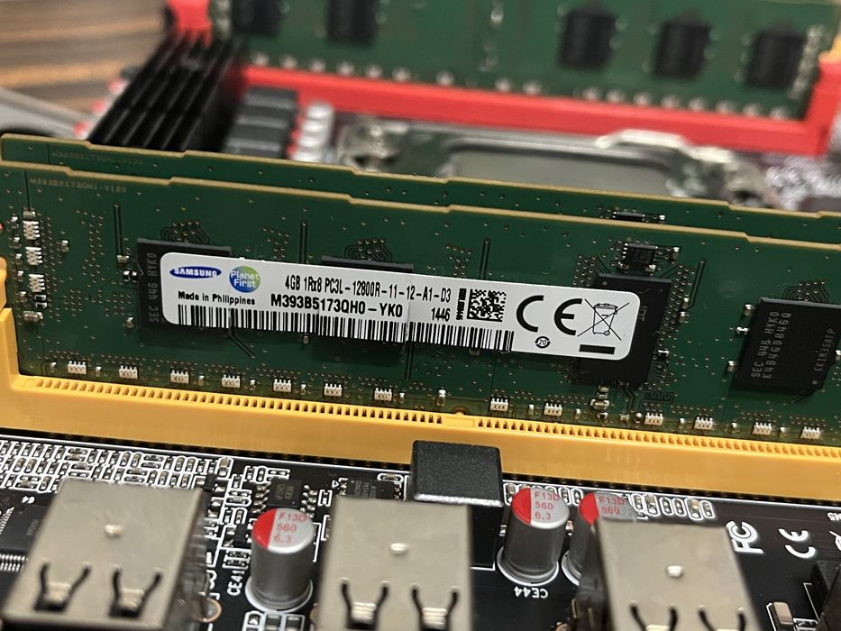 Материнська  плата X79_Vg2 + процесор E5-1650v2+ 16 гб памяті