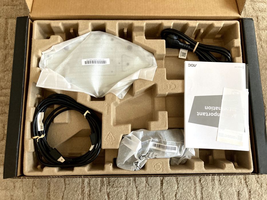 Monitor AOC 24G4XE | 180Hz | 24 cale | IPS | kupiony w 2026 | + stojak