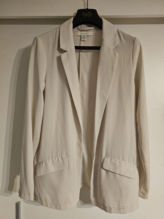 Marynarka żakiet beżowy luźny