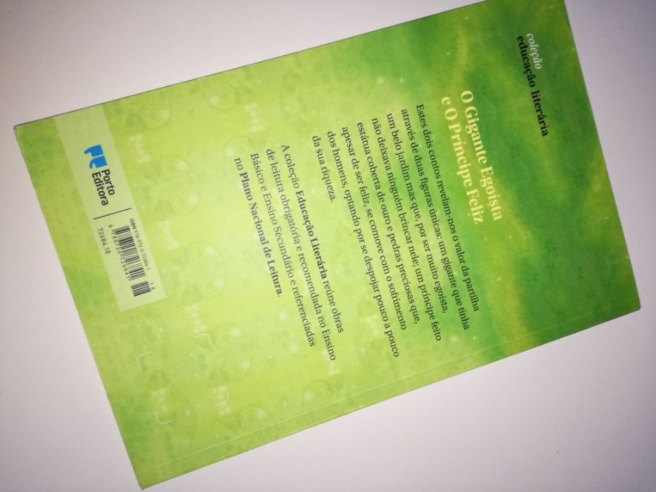 Livro "O Gigante Egoísta e o Príncipe Feliz"
