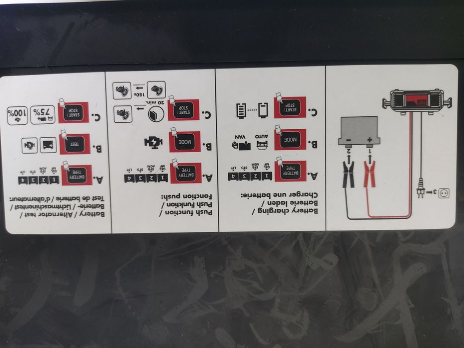 Зарядне Ultimate 12В 17А з LCD-екраном — для авто і мото, smart-режими