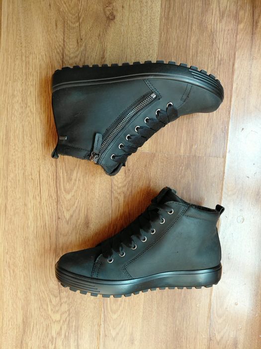 АКЦІЯ. Рр 38 ECCO SOFT 7 Trend фірмові шкіряні демісезонні черевики