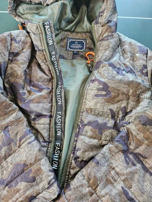 Wojskowa kurtka wiosenna roz 134 dla chłopca