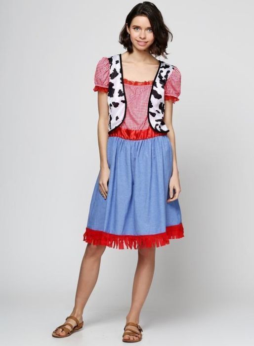 Карнавальный, новогодний костюм ковбой, пастушка