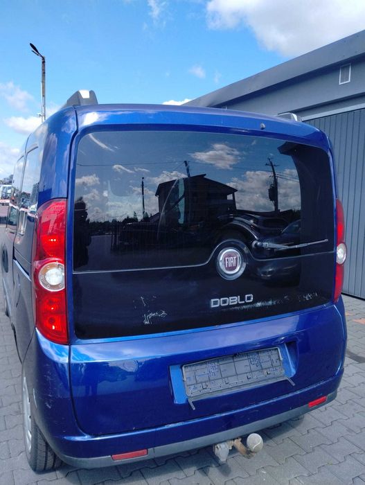 klapa tył kompletna Fiat Doblo II 2 po 2010r. lakier 487 , części
