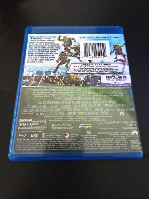 Filme Teenage Mutante Ninja Turtles Out of the Shadows