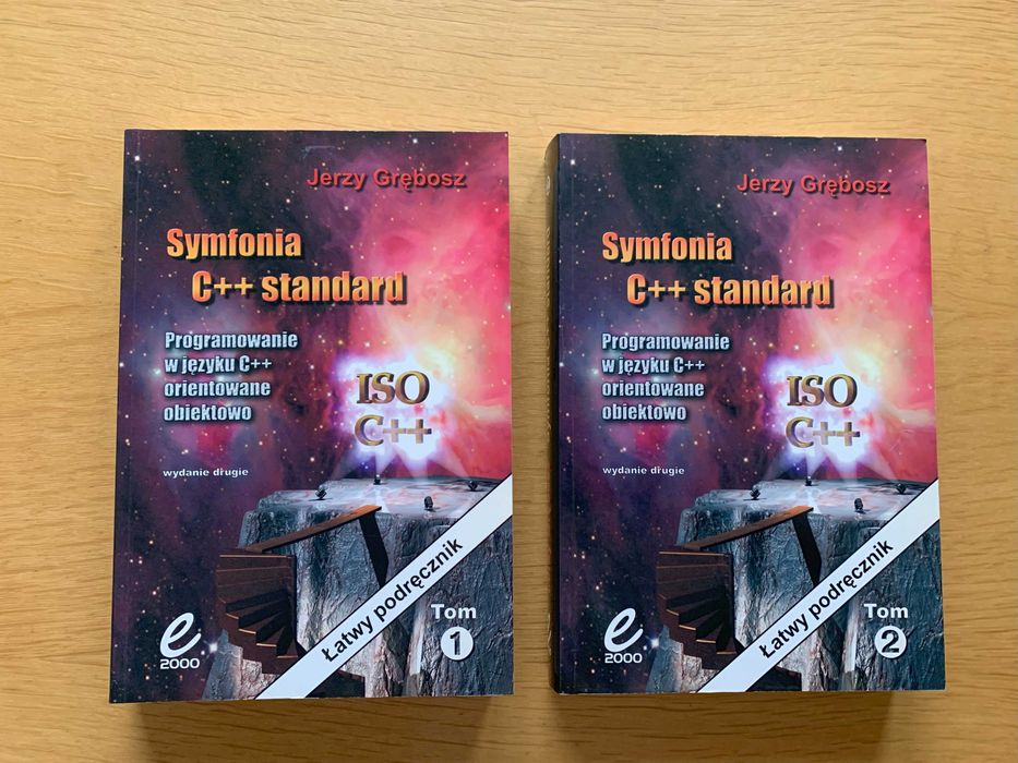 Symfonia C++ standard Jerzy Grębosz tom 1 i 2