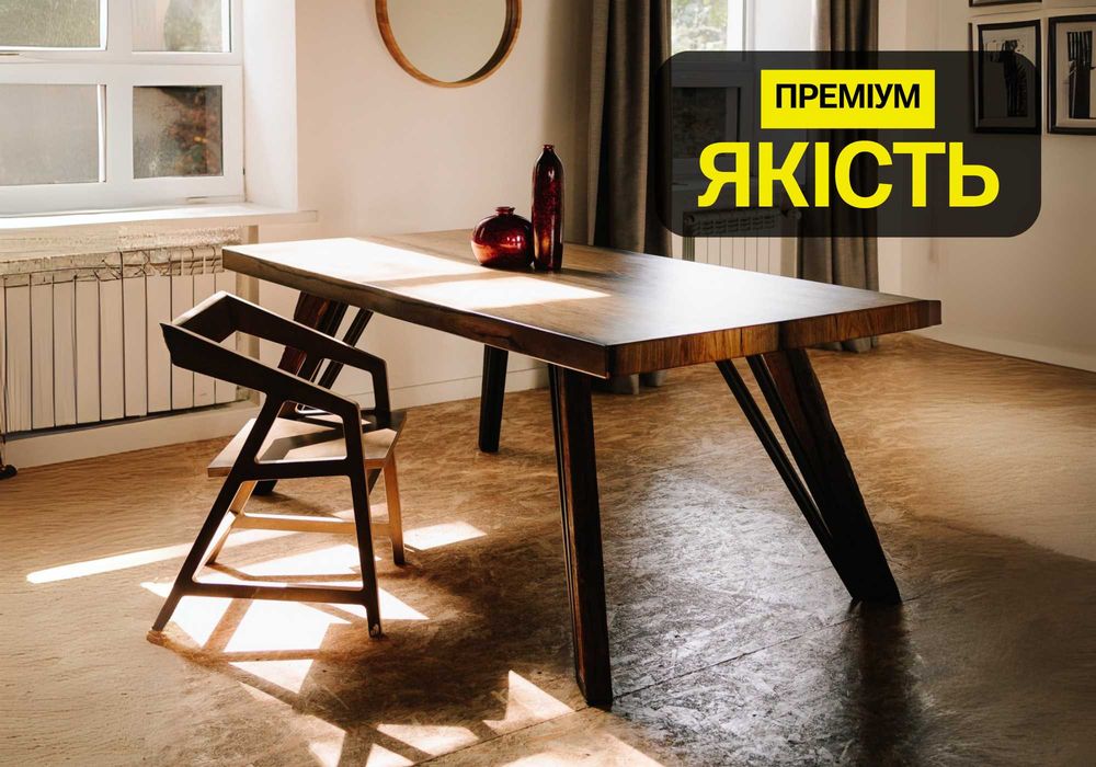 Стол из дерева и эпоксидной смолы | Эксклюзивный дизайн