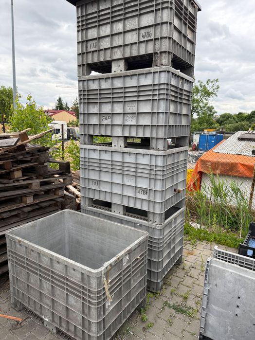 Skrzynia plastikowa, skrzyniopaleta plastikowa