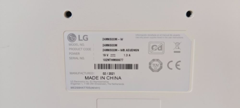 Monitor LG 24"24MK600M em excelente estado