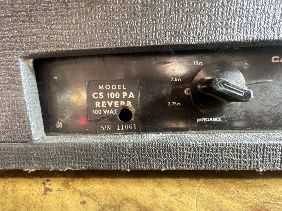 carlsbro cs100 pa reverb 100 watts