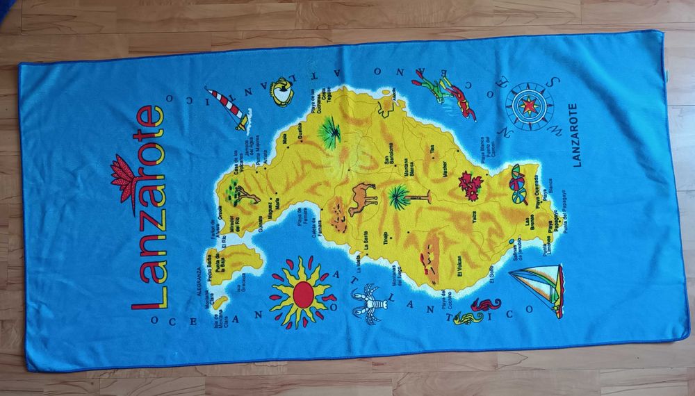 Piękny ręcznik na plażę