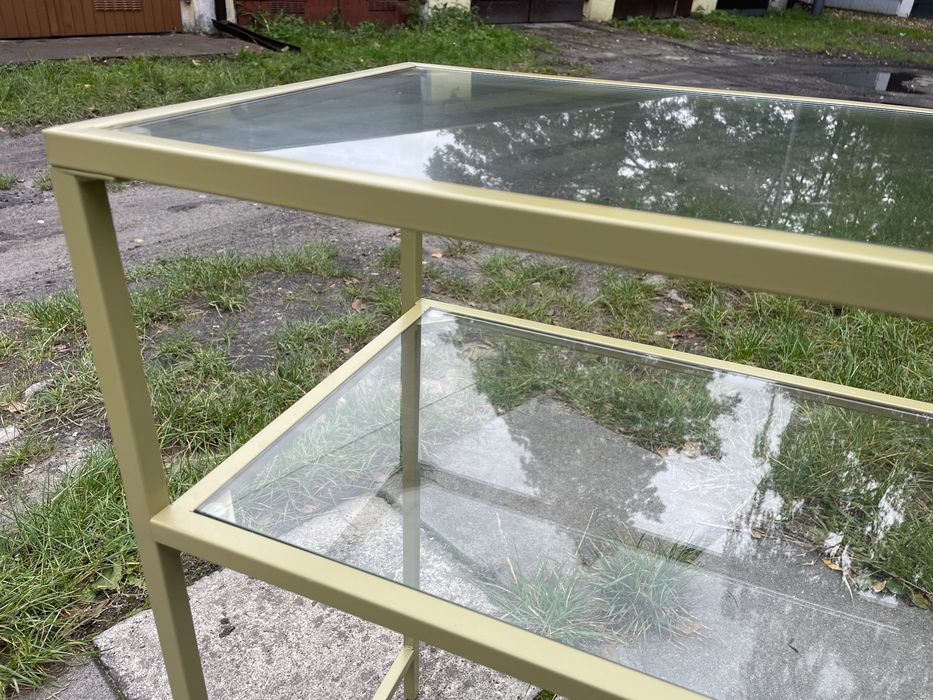 Konsola Stolik 35x100x80 cm złoty